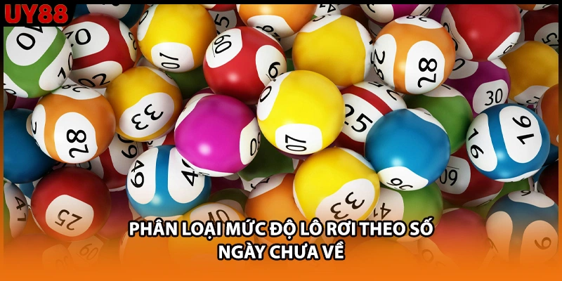 Phân loại mức độ lô rơi theo số ngày chưa về Phân loại mức độ lô rơi theo số ngày chưa về